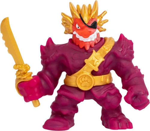 Miniatura 9 de Heroes of Goo Jit Zu Cursed Goo Sea Súper viscoso, paquete de héroes de figuras de acción de juguete lleno de goo Thrash con cara que cambia