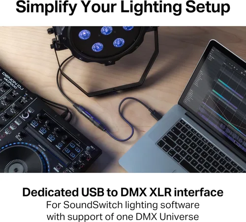 Miniatura 3 de Interfaz Micro DMX SoundSwitch - Interfaz USB a DMX ultracompacta con acceso gratuito de 3 meses al software SoundSwitch
