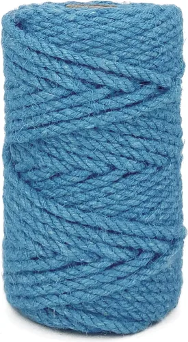 Miniatura 15 de Leecogo Cuerda de yute de 4.5 mm 30 metros de cuerda natural para manualidades, macramé, bricolaje, postes para gatos, reparación y recuperación