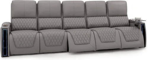 Miniatura 67 de Seatcraft Apex Zero-Gravity CoolZero - Asiento de cine en casa de cuero italiano, reposacabezas eléctrico, lumbar eléctrico, reclinable eléctrico