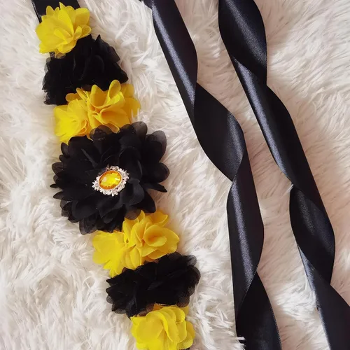 Miniatura 4 de Juego de 3 pines de ramillete y ramillete de maternidad, para mamá y papá, ramillete y diamantes de imitación de flores para embarazo, accesorios