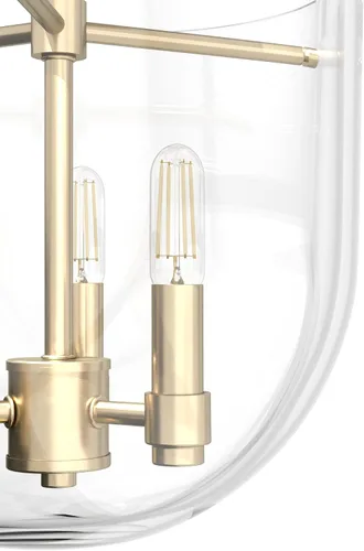 Miniatura 5 de Hunter - Sacha Alturas Gold de 3 luces, luz empotrada de tamaño mediano, regulable, estilo moderno, en forma de urna, para dormitorios, cocinas