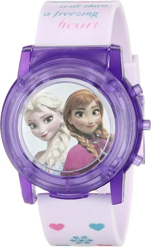 Accutime - Reloj de pulsera de cuarzo digital de Frozen, con pantalla LCD y correa, regalos geniales de Disney, recuerdos de fiesta para infantes,
