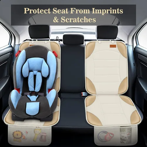Miniatura 8 de Siivton Protector de Asiento de Auto para Asientos Infantiles, Funda de Asiento de Auto de Tela 600D Resistente al Agua, Respaldo Antideslizante