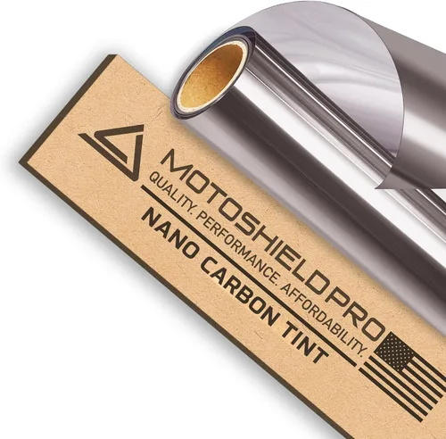 Miniatura 11 de DIY-MotoShield Pro Tinte de carbono prémium (25% VLT) Rollo de 40 pulgadas x 100 pies Película profesional para ventana de automóvil, reduce