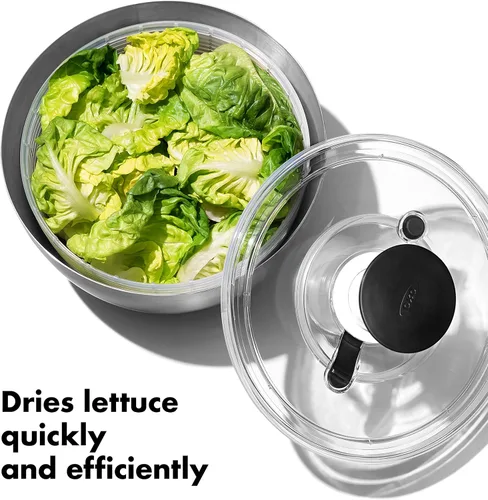 Miniatura 3 de OXO Steel - Centrifugador de ensalada