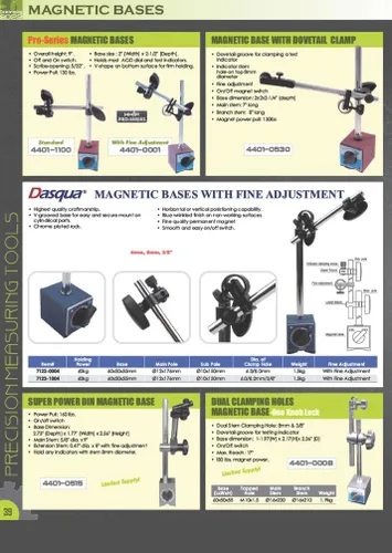 Miniatura 6 de HHIP 4401-0002 Base magnética de brazo flexible, 130 lb. Power Pull