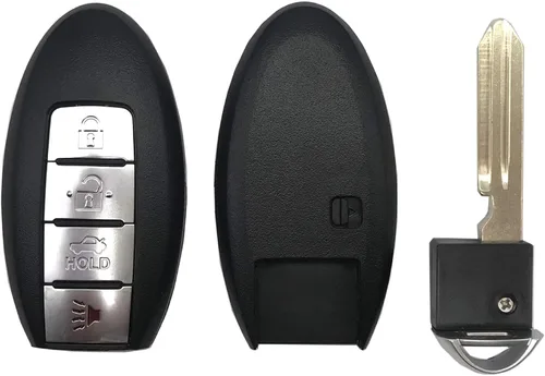 Miniatura 3 de Funda inteligente para llavero Nissan Altima Maxima Murano Infiniti KR55WK48903 4 botones de repuesto sin llave remoto de entrada remota carcasa