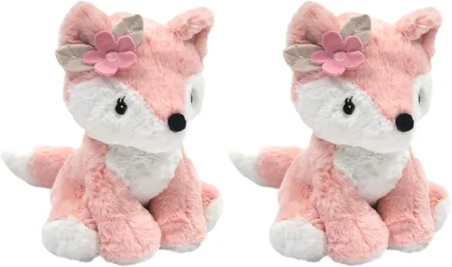 Miniatura 8 de Lambs & Ivy Árbol de la Amistad de Felpa Rosa Zorro de Bosque Juguete de Peluche - Otoño