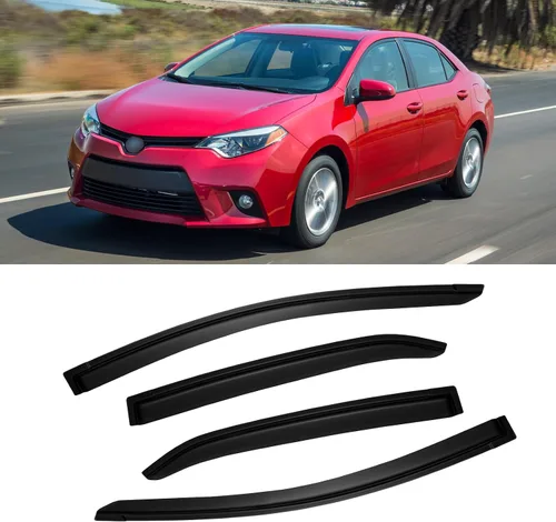 Miniatura 55 de Visera de ventana para Honda Civic 2022-2025, protectores de lluvia de canal exterior, escudos, deflector de ventilación, sombra, viento, humo