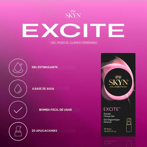 Miniatura 4 de SKYN EXCITE - Gel estimulante sexual femenino, 0.5 onzas