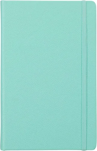 Miniatura 19 de Cuaderno de escritura clásico de cuero, tapa dura, cierre elástico, páginas con rayas estrechas, colección Inspire