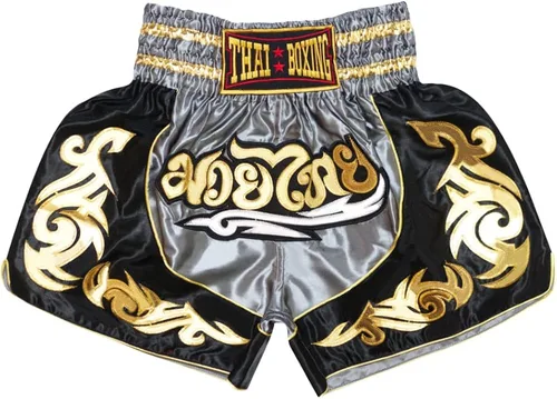 SIAMKICK Pantalones cortos clásicos de Muay Thai para hombres y mujeres, boxeo, kickboxing, alto grado, artes marciales mixtas, ropa de entrenamiento