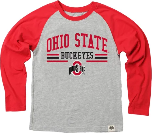 Miniatura 29 de Wes and Willy NCAA playera raglán de manga larga para niños