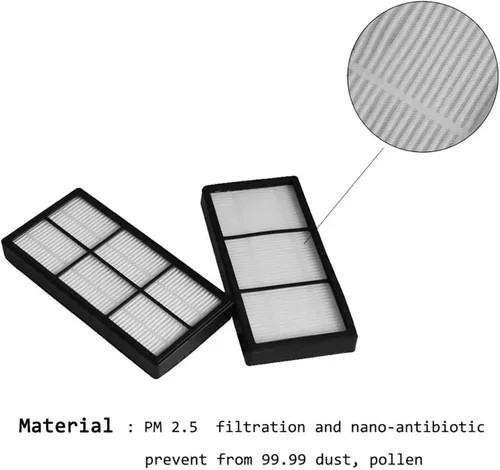 Miniatura 2 de Paquete de 13 piezas de repuesto para iRobot Roomba 800 900 Series 805 860 870 871 880 890 960 980 985 accesorios de vacío, kit de reposición con 1