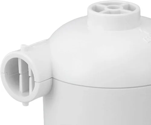 Miniatura 9 de Bomba de aire portátil para inflables con 4 boquillas, bomba pequeña de inflado rápido, mini bomba de aire eléctrica para bolsas de almacenamiento
