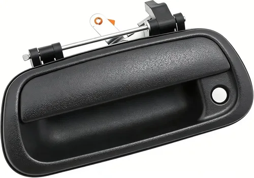 Miniatura 8 de Manija de puerta trasera Tundra resistente con orificio de cerradura compatible con Tundra 2000-2006, manija de pestillo de puerta trasera mejorada