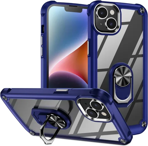Miniatura 24 de Funda para iPhone 13 Pro con protector de pantalla, cristal transparente, antiamarillo, acrílico resistente, funda protectora de grado militar