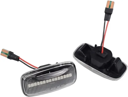 Miniatura 8 de Para Nissan Skyline R34 Almera N15 N16 Pulsar Maxima QX Sunny G10 Primera P11 P12 - Marcador lateral dinámico LED para coche (transparente)