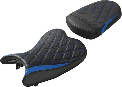 C.C. RIDER Fundas de asiento para conductor y pasajero para Suzuki GSXR 600 GSX-R 750 2006-2007