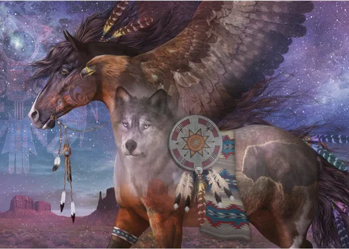 Miniatura 6 de Anatolian Puzzle - Chief Seattle, rompecabezas de 1000 piezas, #1104