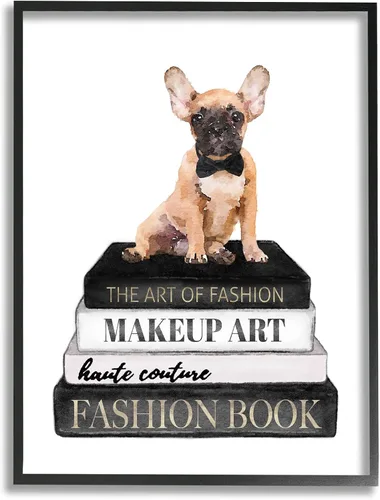 Miniatura 10 de Stupell Industries Fantástico Bulldog Francés Glam Pet Fashion Portafolio, diseño de Amanda Greenwood