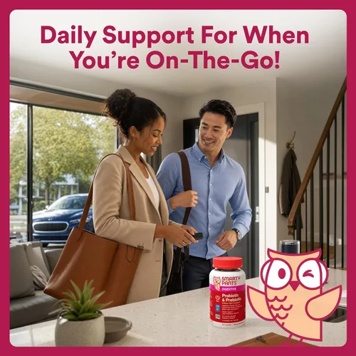 Miniatura 9 de SmartyPants Gomitas probióticas y prebióticas para adultos para la salud digestiva: suplemento para la salud intestinal de 6 mil millones de UFC