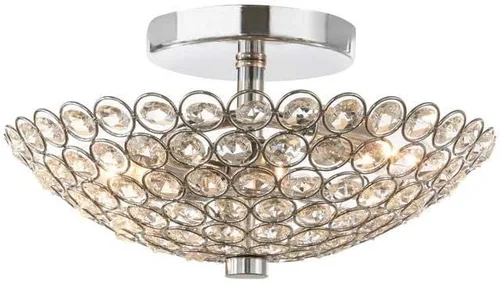 Miniatura 4 de Home Decorators Barclay - Soporte empotrado de 2 luces cromado y cristal