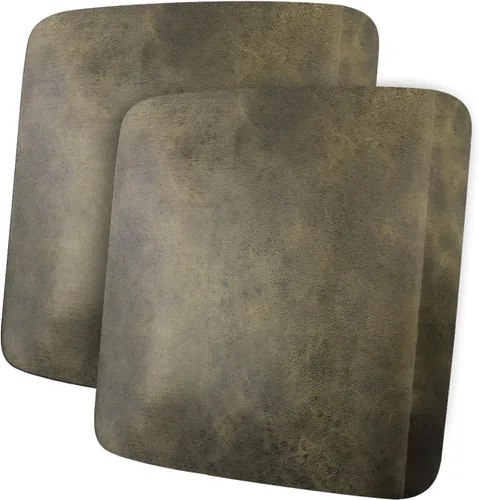 Miniatura 45 de ANARACHON Fundas de cojín de sofá con aspecto de cuero, juego de fundas de asiento de sofá, protector de muebles para sillón seccional, sofá biplaza