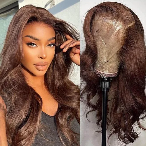 Miniatura 50 de SENSAIRUITE Peluca Rizada Ombré con Reflejos Rubio Miel Peluca con Diadema Cabello Humano 12 Pulgadas Onda Profunda Densidad 180% Pelucas