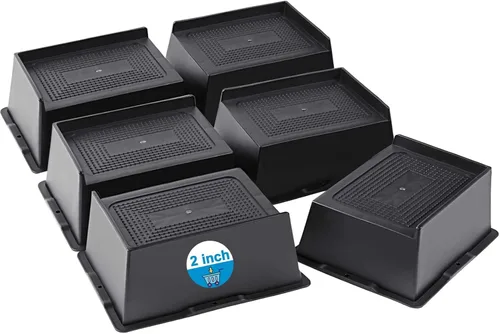 Elevador de Cama 2 pulgadas, 3 pulgadas, 4 pulgadas, 5 pulgadas, 6 pulgadas de Alta Resistencia, Elevador de Muebles Grandes para Sofá, Mesa,