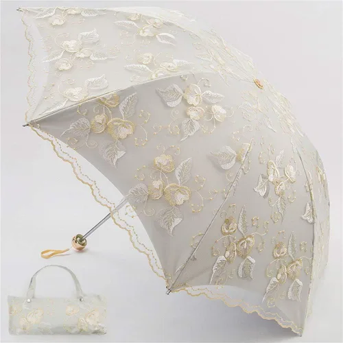 Miniatura 125 de Honeystore - Parasoles de encaje de flores para fiesta de boda, paraguas nupcial de encaje