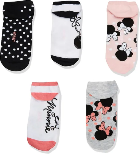 Miniatura 3 de Disney womens Minnie Mouse 5 Pack No Show Socks