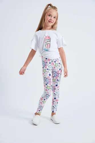 Miniatura 4 de LUOUSE - Leggings elásticos para niñas, pantalones deportivos para niños, longitud al tobillo, 3 paquetes de 4 a 13 años