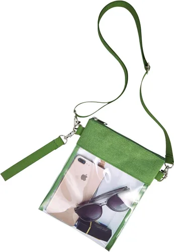 Miniatura 16 de USPECLARE Bolsa transparente aprobada para estadios, bolsa cruzada transparente para trabajo, conciertos y deportes