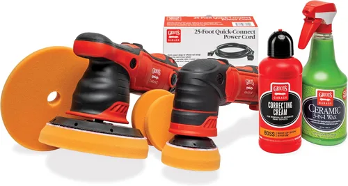 Miniatura 9 de Griot's Garage Pulidora Orbital Aleatoria G9 10901 – Buffer de Acción Dual de 1000 Vatios para Detallado de Automóviles, Pulido, Encerado