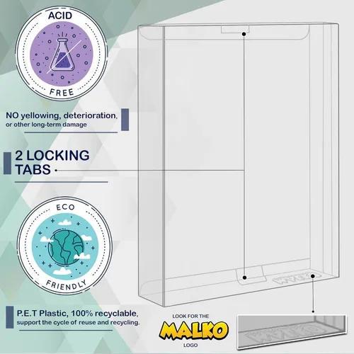 Miniatura 4 de MALKO Paquete de 10 fundas protectoras compatibles con Arrow Video Big Box Limited Editions - Caja gruesa