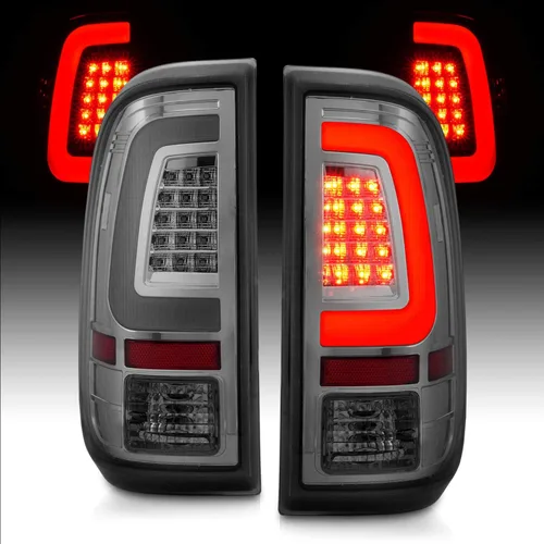 Miniatura 10 de AmeriLite Para Ford F250 F350 F450 SD 2008-2016 tipo C halógeno, LED, tubo de repuesto de luces traseras de camioneta con bombilla inversa, lado