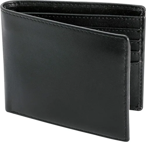 Cartera de cuero de grano superior para hombre Costuras ultra fuertes Cuero argentino hecho a mano Bloqueo RFID Cartera plegable delgada y