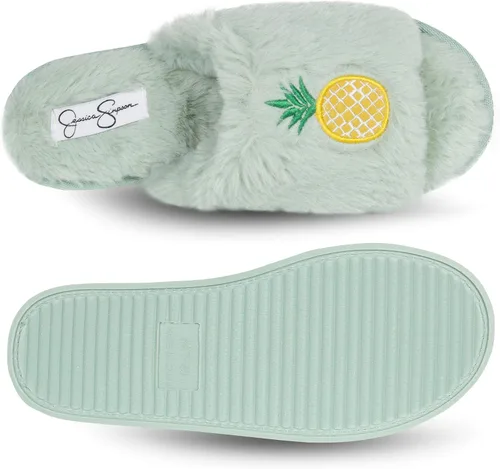 Miniatura 6 de Jessica Simpson - Pantuflas piel sintética para mujer con espuma viscoelástica