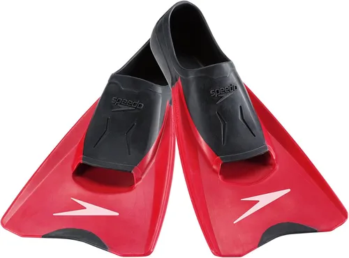 Speedo Aleta de Entrenamiento de Natación Switchblade para Adultos Unisex Negro/Rojo