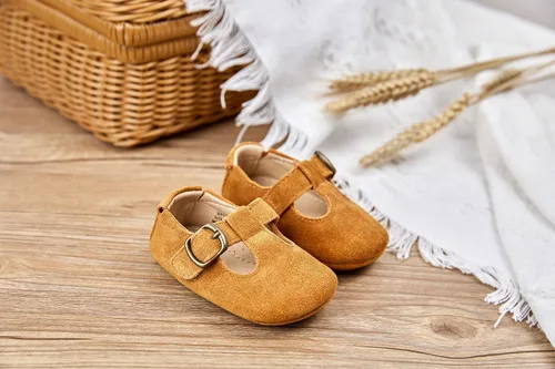 Miniatura 2 de ESTINE Zapatos de vestir para niña pequeña, zapatos deportivos para caminar para recién nacidos, ligeros, 6-18 meses, para fiestas, escuela, boda