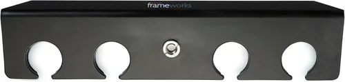 Miniatura 4 de Gator Frameworks Soporte múltiple para sujetar a (4) micrófonos con cable o inalámbrico (GFW-MIC-4TRAY)