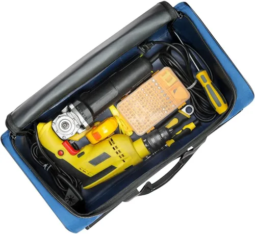 Miniatura 6 de Bolsas de herramientas WINHUNT para hombres, organizador de herramientas de 17 pulgadas con 6 bolsillos, tela impermeable de tela 600D, 16.9 x 11.8