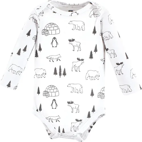 Miniatura 5 de Hudson Baby baby-girls Cotton Long-sleeve Bodysuits