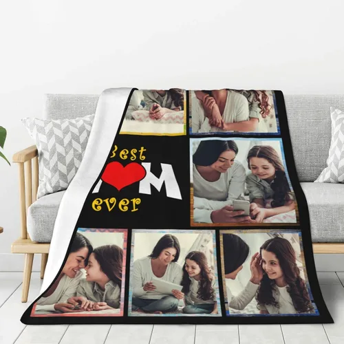 Miniatura 57 de JCETUNO Regalos personalizados de San Valentín para él y ella, mantas personalizadas con foto, mantas de fotos personalizadas, mantas de fotos