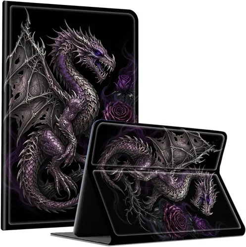 Miniatura 108 de Slim Case for Samsung Galaxy Tab S10 Lite / S10 FE / S9 FE 10.9" & Galaxy Tab S9 11", Multi-Angle Stand PU Leather Smart Folio Cover with Soft TPU