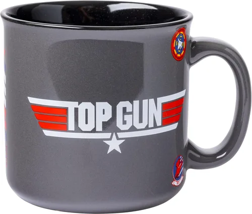 Miniatura 13 de Silver Buffalo - Taza de cerámica de campamento de Los Ositos Cariñositos con purpurina y frase «Positive Vibes» de 20 onzas Care Bears Vibes