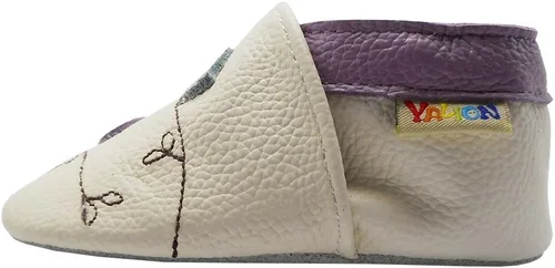 Miniatura 5 de YALION Mocasines para bebés niños y niñas, zapatos de cuero de suela suave, zapatos antideslizantes para cuna para bebés y niños pequeños