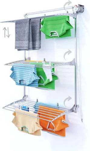 Miniatura 12 de foxydry Aireador vertical de pared de torre para uso en interiores y exteriores (blanco, 59.8 in / 59.8 pulgadas)